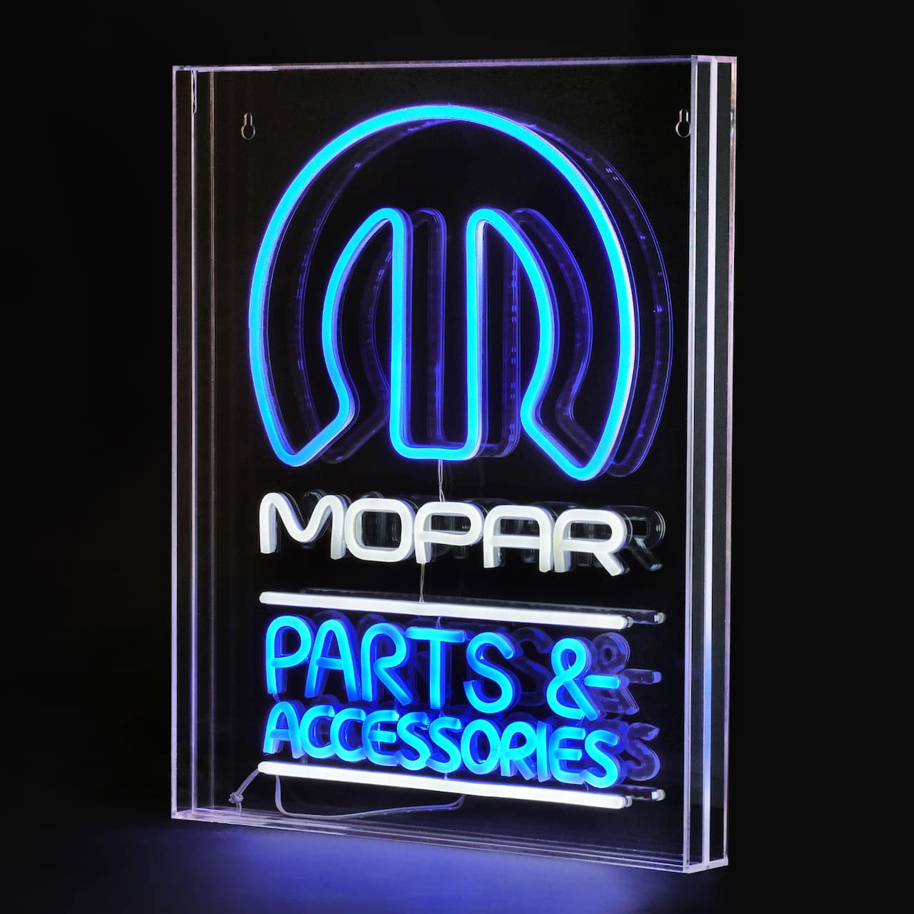 American Art Décor™ 20" Licensed Mopar Parts & Accessories Acrylic LED Wall Décor Sign